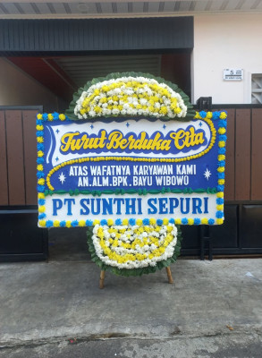 Papan Bunga Duka di Palmeriam