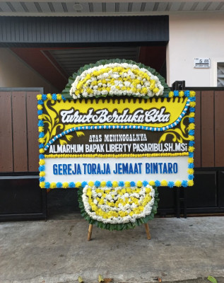 Papan Bunga Duka di Palmeriam
